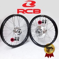 Lagenda LC135 LC Racing Boy RCB Black 1.60x18, Lidi Spoke Chrome, Hub Gantang Chrome, with Tube Tyre