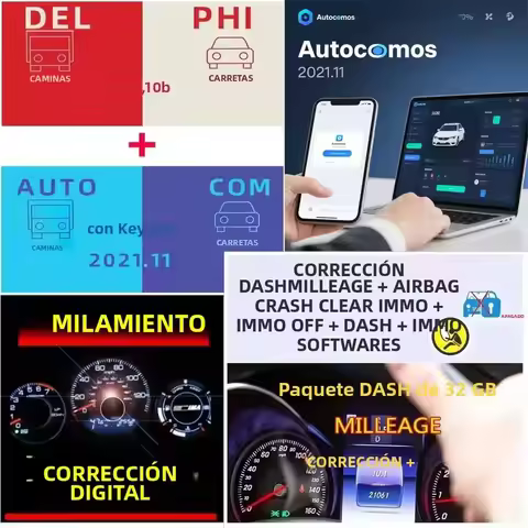 DS 150 OBD2 Diagnostic Tool 2021.10b +Auto 2021.11 COM+ Dash Mileage Correction Software Compatible 