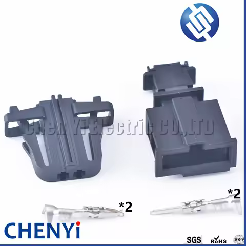 5 sets 2 Pin car License Light Socket Door Light Connector Trunk lights Horn Sensor Plug 3B0972712 1