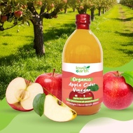 [EXCLUSIVE] LOVE EARTH PREMIUM ORGANIC APPLE CIDER VINEGAR 500ML TRADITIONAL CUKA EPAL ORGANIK HALAL