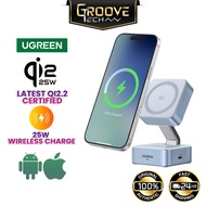 【Magflow】UGREEN Qi2.2 25W MagSafe Magnetic 2 in 1 Wireless Charger 15W Qi 2 Fast Charge iPhone 17 Pr