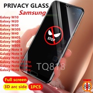 Samsung Galaxy Note 8 9 10 20 Ultra Pro Plus Lite / M30 M31S M01 M01S M21 M21S M40S M40 M31 M30S M20 M10 / Screen protector / anti-spy tempered glass