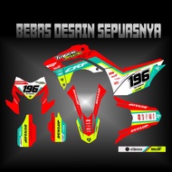 CRF 150 DECAL STICKER HONDA CRF 150 DECAL STICKER HONDA CRF 150 FULL BODY DECAL STICKER (B02)
