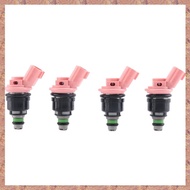 (QCMY) 4PCS New Fuel Injector Nozzle 16600-57Y01 for 1991-1999 Sentra 200SX NX 1.6L L4 GA16DE Engine