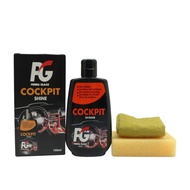 PG Cockpit Shine Kit Set (Cockpit 100ml + Cloth + Sponge)