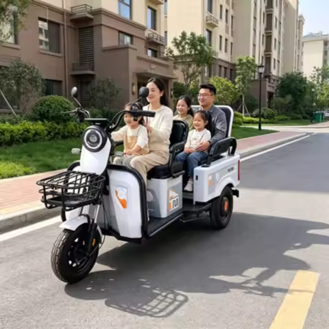 Hot Sale 48v 4 Seater Classic Motorcycles Vehicle Transport 4 Wheel Motorized Beach Off Road Electri