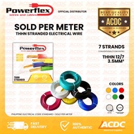 Per Meter #12 Powerflex THHN 3.5mm2 Stranded Cable Wire #12 Stranded Electrical Wire