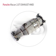 HMD Exhaust System High Flow Performance Downpipe for Porsche Macan 2.0T Without Catalytic Converter Header