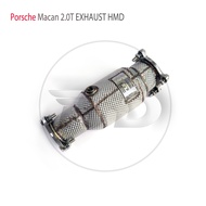 HMD Exhaust System High Flow Performance Downpipe for Porsche Macan 2.0T Without Catalytic Converter