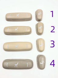 ปุ่มปรับแต่งเบาะนั่งรถยนต์สำหรับรถยนต์ Toyota Camry Highlander Prius ปิดฝาปุ่มแผงควบคุมอุปกรณ์ตกแต่ง