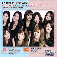 Poster Girls Generation SNSD KPOP Korea Pop Girlband Tiffany Taeyeon Yoona Hiasan Dinding SNSD-11