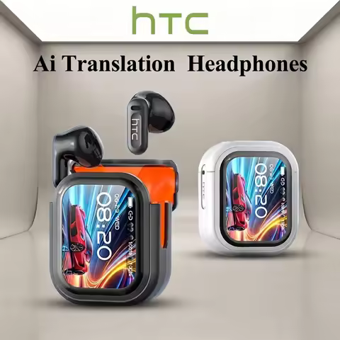 HTC NE20 Bluetooth Earphone Language Translate Wireless Earbud High Quality HIFI Sound Sports Game M