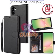 Flip case for SAMSUNG A36 (5G) Synthetic leather wallet cover Flip wallet cover leather case premium