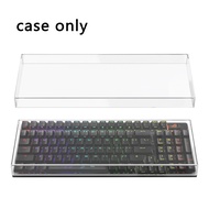 Geekria 90%-96% Keyboard Knob Dust Cover, Clear Acrylic Keypads Cover for 100 Keys Computer Mechanic