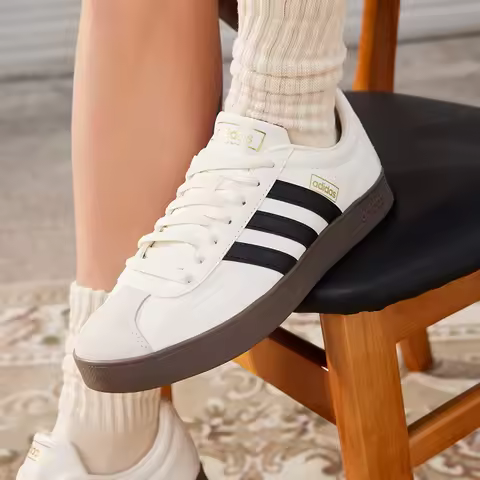 Adidas official genuine VL COURT CLASS men's and women's casual board shoes JI0497