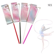 NEX Rhythmic Dance Ribbons Gymnastics Ribbon Streamers Dancing Streamers  Twirling for Artistic Danc