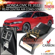 Honda Civic 2022 Rear Aircond Console Carbon Cover Rear Aircond Vent Cover 11th Gen Honda Civic FE 2