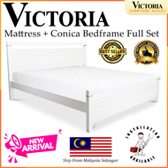VICTORIA FURNITURE King Size Divan King Bed Frame Katil King Bedding Living Furniture / Bedframe + Mattress  / Tilam床