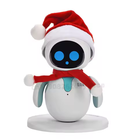 Christmas Gift Eilik Smart Robot with Hat Electronic Automation Ai Robot Emotional Interaction Vocal