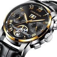 LOUIE JUELEN Mens Business Automatic Watch Men Original Jam Tangan Lelaki Mechanical Stainless Steel