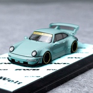 OEM 1:64พอร์ช Porsche911 964 RWB จำกัดการสะสมโมเดลรถโลหะผสม
