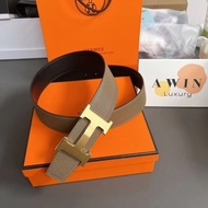 【Awinbag】TOGO calfskin double-sided belt belt unisex 3.2CM holiday gift