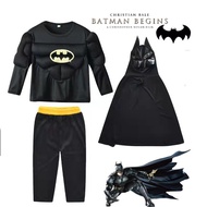 BatMan black Costume with Muscle ,fit 2,yrs To 8yrs oLd