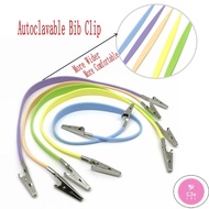 C3S Dental Bib Clips Chain Napkin Holder Autoclavable Bib Clip Dental Teeth Whitening Matirial