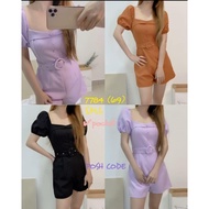 Posh Code 7784 Premium Quality Square Neck Jumpsuit (AUG05)