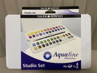 Daler Rowney Aquafine 水彩畫 Studio Set 48色