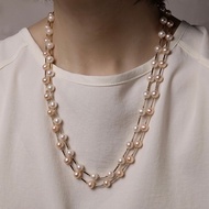 流光儷影 雙層珍珠項鍊 天然淡水珍珠