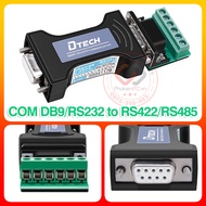 DTECH brand RS232 to RS422 RS485 converter connects PC Laptop to CNC industrial machines, PLCs, elec