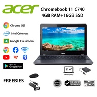 Acer C740 Chromebook with 4GB RAM 16GB SSD up to 320GB HDD Windows Suitable for office study laptop