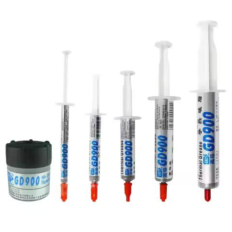 3/5/7/15/30g 4.8W/M-K High Performance Thermal Grease Syringe Thermal Grease Paste GD900 Heatsink Co