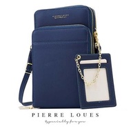 【Pre-order/預訂-不議價】PIERRE LOUES Faux PU Leather Purse Shoulder Bag Handbag (6 color) 韓版女士單肩包斜挎包仿真皮手袋 