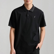 PLAYBOY เสื้อโปโลแขนสั้นสีดำ P1MT255TP079BK