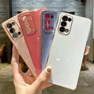 realme 11 5g casing casing realme c15 A3 Solid Color Electroplating Suitable for vivoy78+Phone Case 