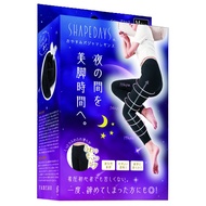 睡眠時的形狀美麗的腿部護理晚安睡衣pajamareggins黑色L