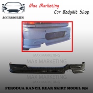 B0888 CAR BODYKIT PERODUA KANCIL REAR SKIRT MODEL 850 (FIBER)