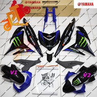 Yamaha Y15 Y15ZR V1 V2 Cover Set Black Dpbmc Monster HLY 2020 Original -Ready STock Jamin 100% Origi