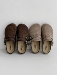 31/10截🌸👟韓國東大門自家品牌Naali Seoul 👟韓國🇰🇷 牛皮輕便韓國半拖鞋  | 預訂約3-4星期