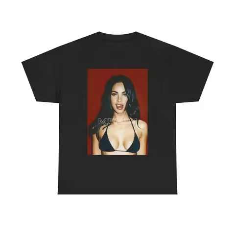 Megan Fox Poster T Shirt Heavy Cotton