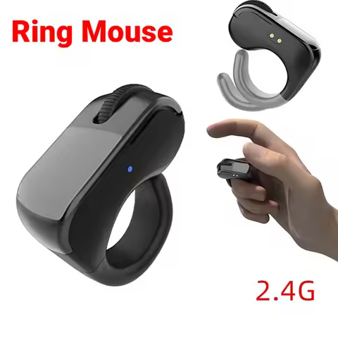 Bluetooth Ring Mouse Charging Case Multi-Function Touch Mini 2.4G Wireless Smart Remote Control Spec