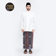 Sarung BHS Classic Gold Motif C45 SSA Hitam Merah