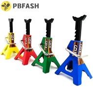 PBFASH Simulation Jack Stands, Decoration Tool Model Parts Metal Jack Stands, 3 Ton 6 Ton Height Adj