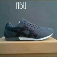 HEPIJAYA STORE - Sepatu jogging pria santai keren cowok anti slip ASIC H827 putih hitam maun abu ok