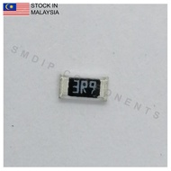 10PCS Taiwan-Grade 3.9R ±5%, 1206 SMD Resistor (3R9)