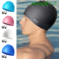 [Msse] Bonnet De Natation Anti-Touffement Ergonomique À Haute Élasticité,Bouchons D'oreille,Pince Antarctique,Plongée Sous-Marine,1วง,3 Pièces