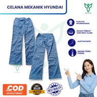 Mechanical pants HYUNDAI | Pants HYUNDAI | Light Blue Pants | Pants Lightbiru