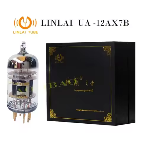 LINLAI UA 12AX7B 12AX7 ECC83 12AU7 ECC82 Vacuum Tube HIFI Audio Valve Electronic Tube Amplifier Amp 